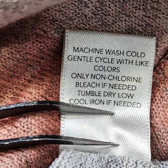 CJ Banks Sweater Womens X Multicolor Floral Watercolor Cowl Neck Pullover Casual - Picture 6 of 9